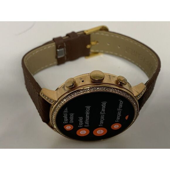 Fossil Gen 4 Authentic Digital Dial Smart Watch Custom Band FTW6015 ZA736 - Picture 8 of 12